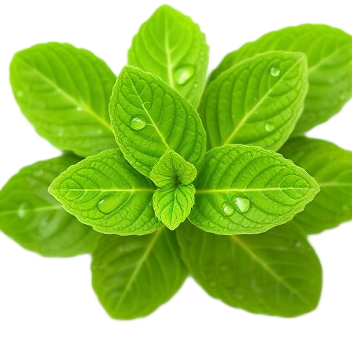 Fresh mint leaves